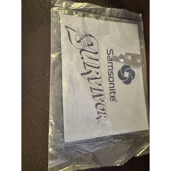 Vintage Samsonite SIGNAT Classic Brown Hard Shell Low Profile Brief Case w/ KEYS - Picture 11 of 16